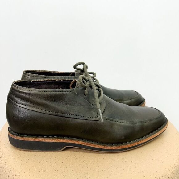 Cole Haan Men’s Oswego II Eye Olive Green Leather Lace Up Chukka Boot main image 10